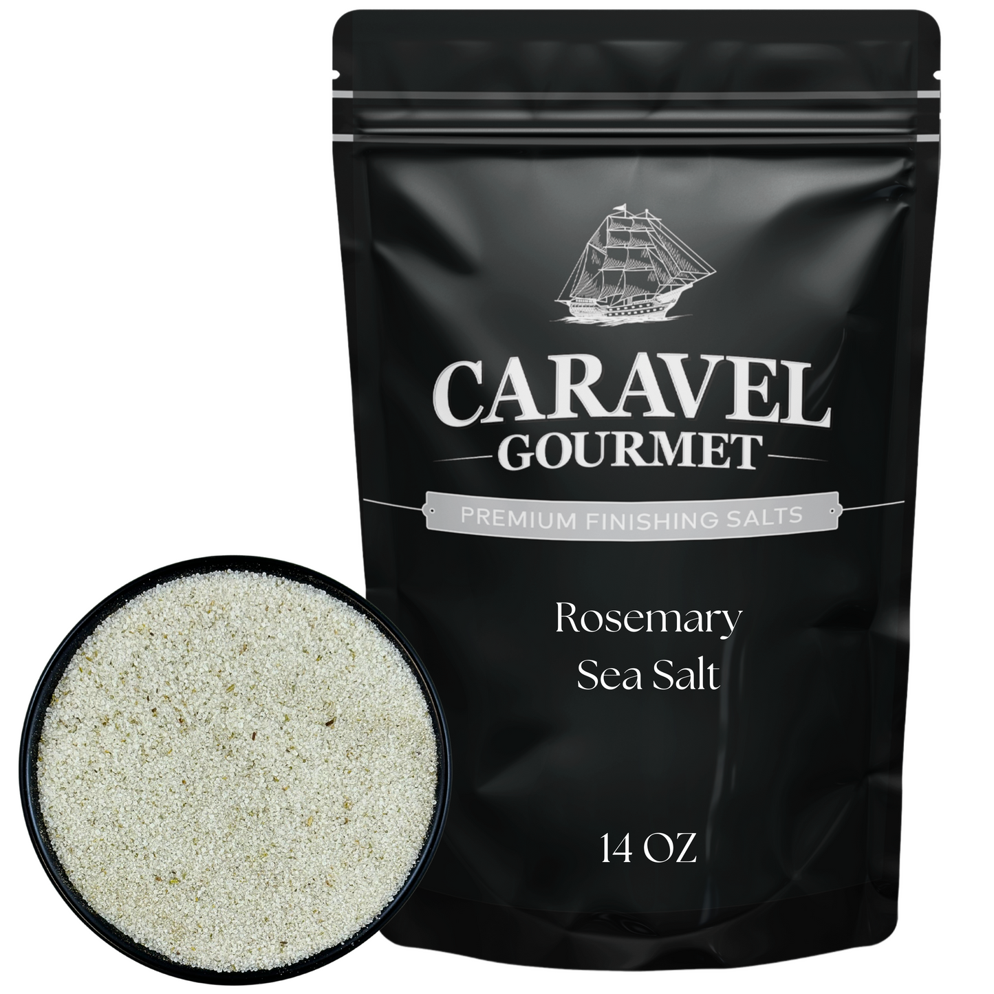 Rosemary Sea Salt - 14 oz Pouch
