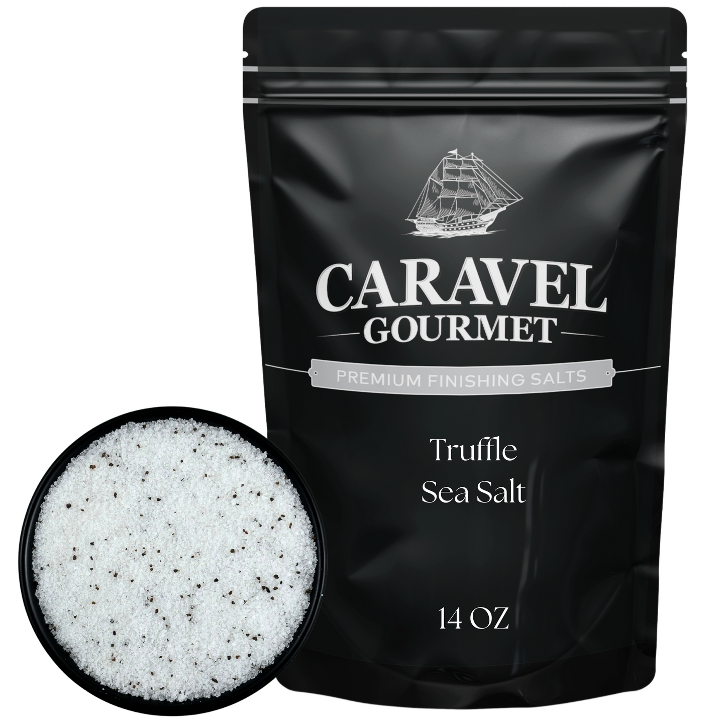 Truffle Sea Salt - 14 oz Pouch