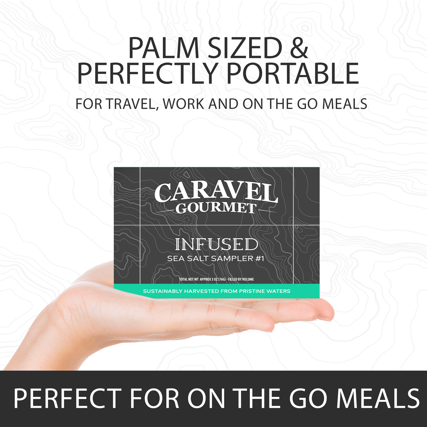 Infused Salt Sampler, Caravel Gourmet (Case of 12)