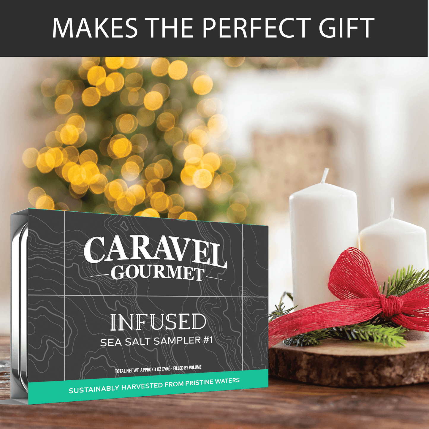 Infused Salt Sampler, Caravel Gourmet (Case of 12)
