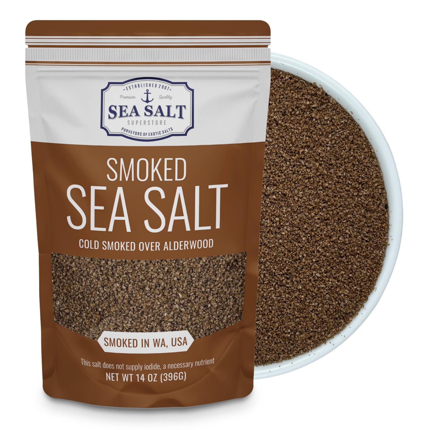Smoked Sea Salt 14 oz Pouch