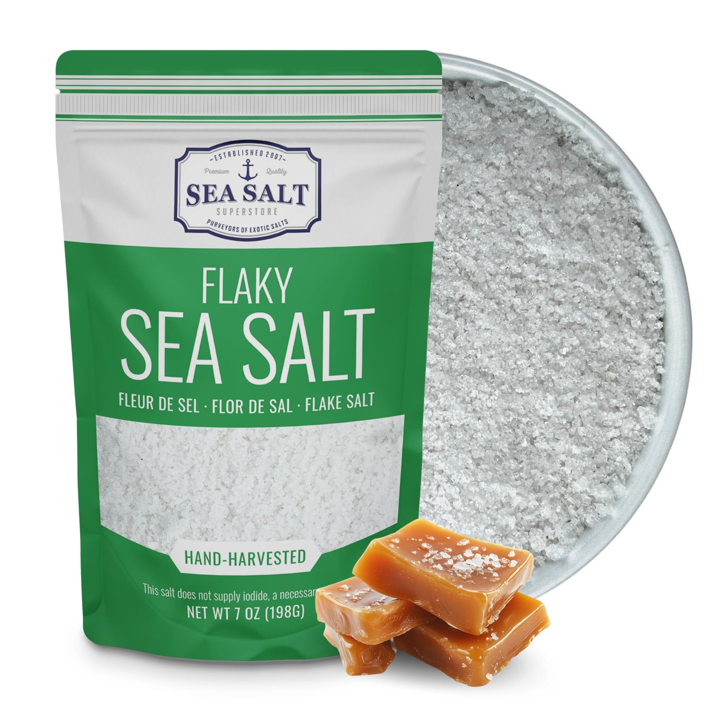 Mini Flake Sea Salt 7 oz Pouch