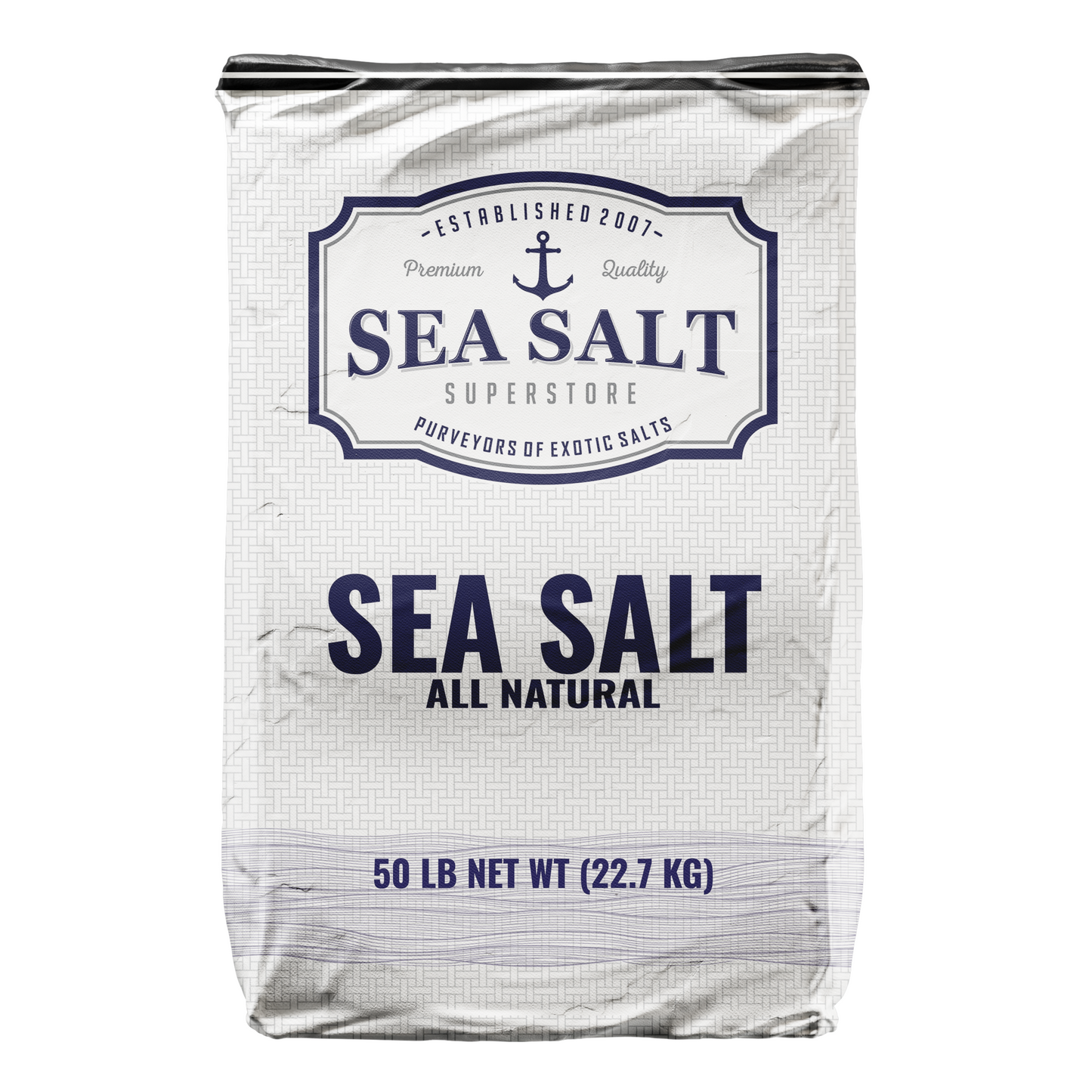 Kosher Fine Grain Sea Salt 5 lb Pouch