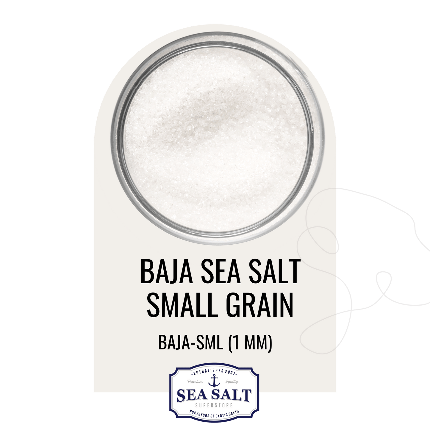 Natural Sea Salt - Small Grain - No Additives