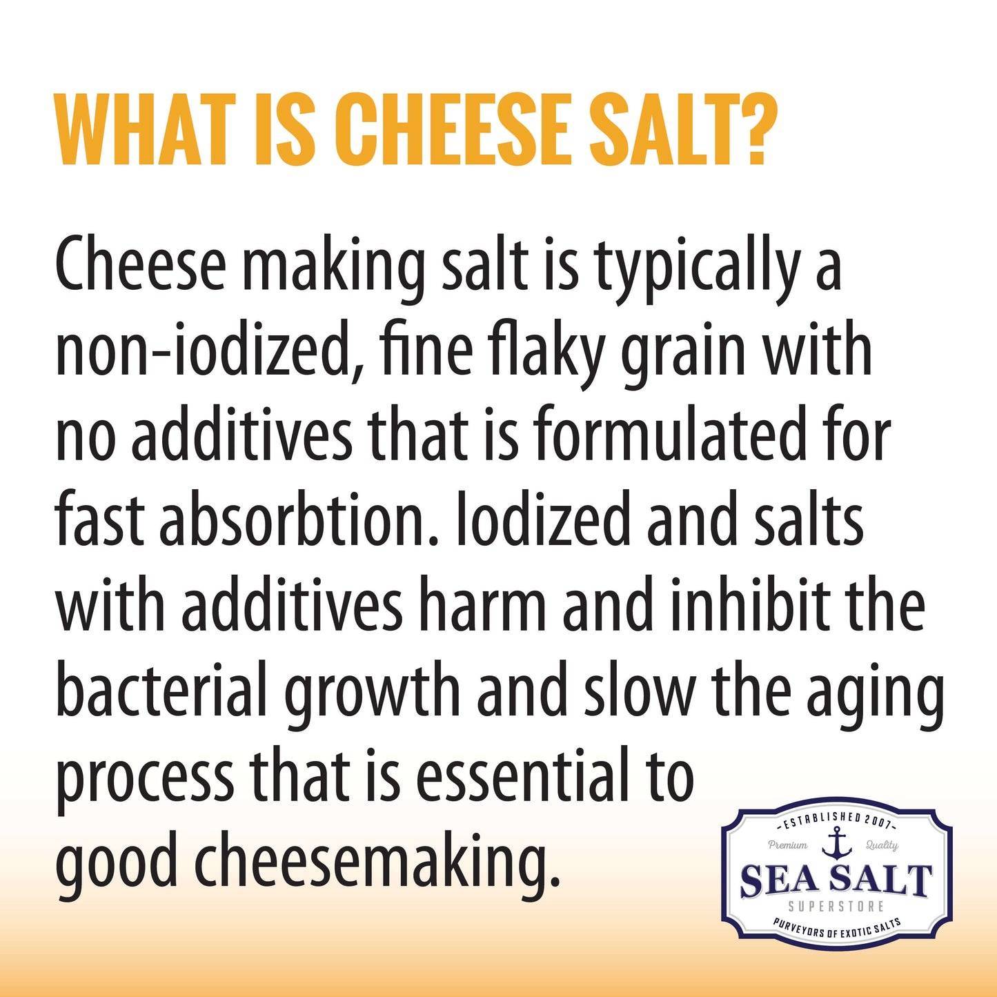 Cheesemaker Salt