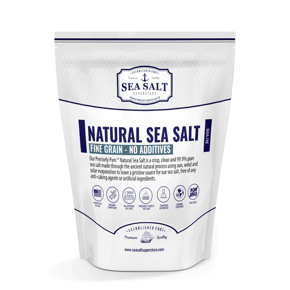 Natural Sea Salt - Fine Grain