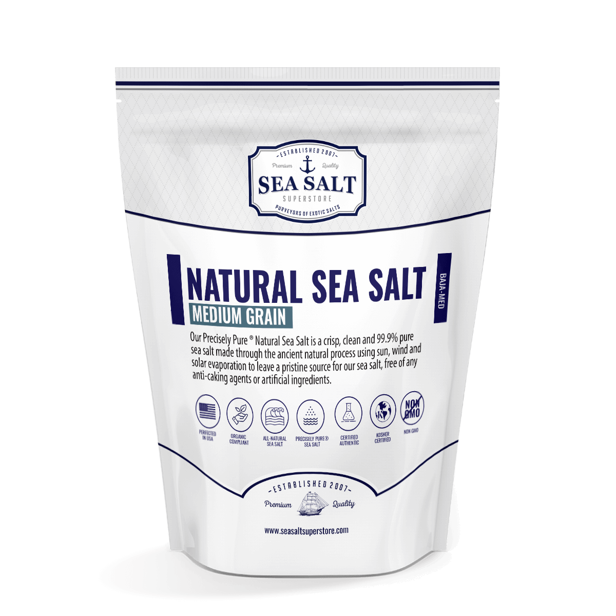 Natural Sea Salt - Medium Grain