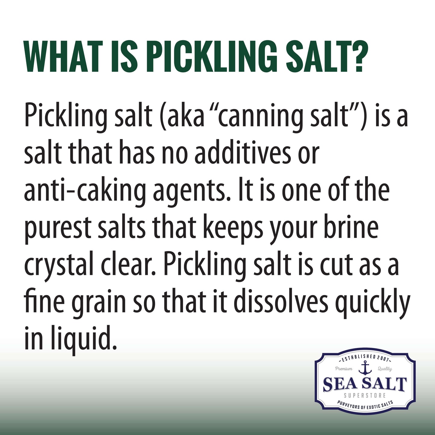 Pickling & Canning Sea Salt