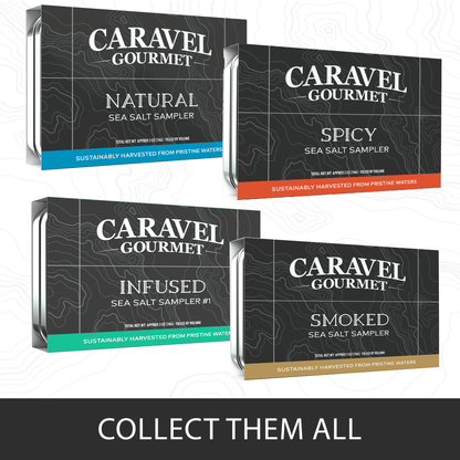 Natural Salt Sampler, Caravel Gourmet (Case of 12)