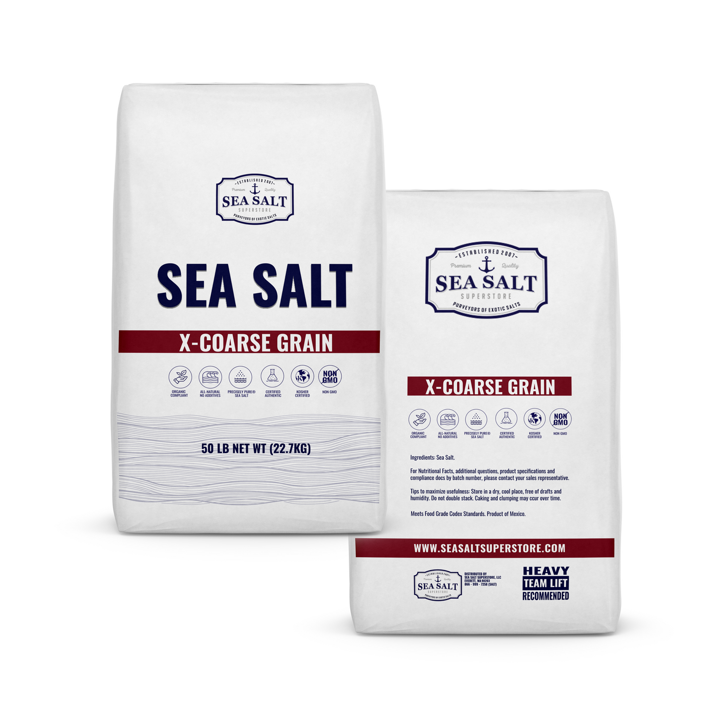 X Coarse Grain - Natural Sea Salt - Bulk Pallet