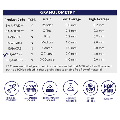 X Coarse Grain - Natural Sea Salt - Bulk Pallet