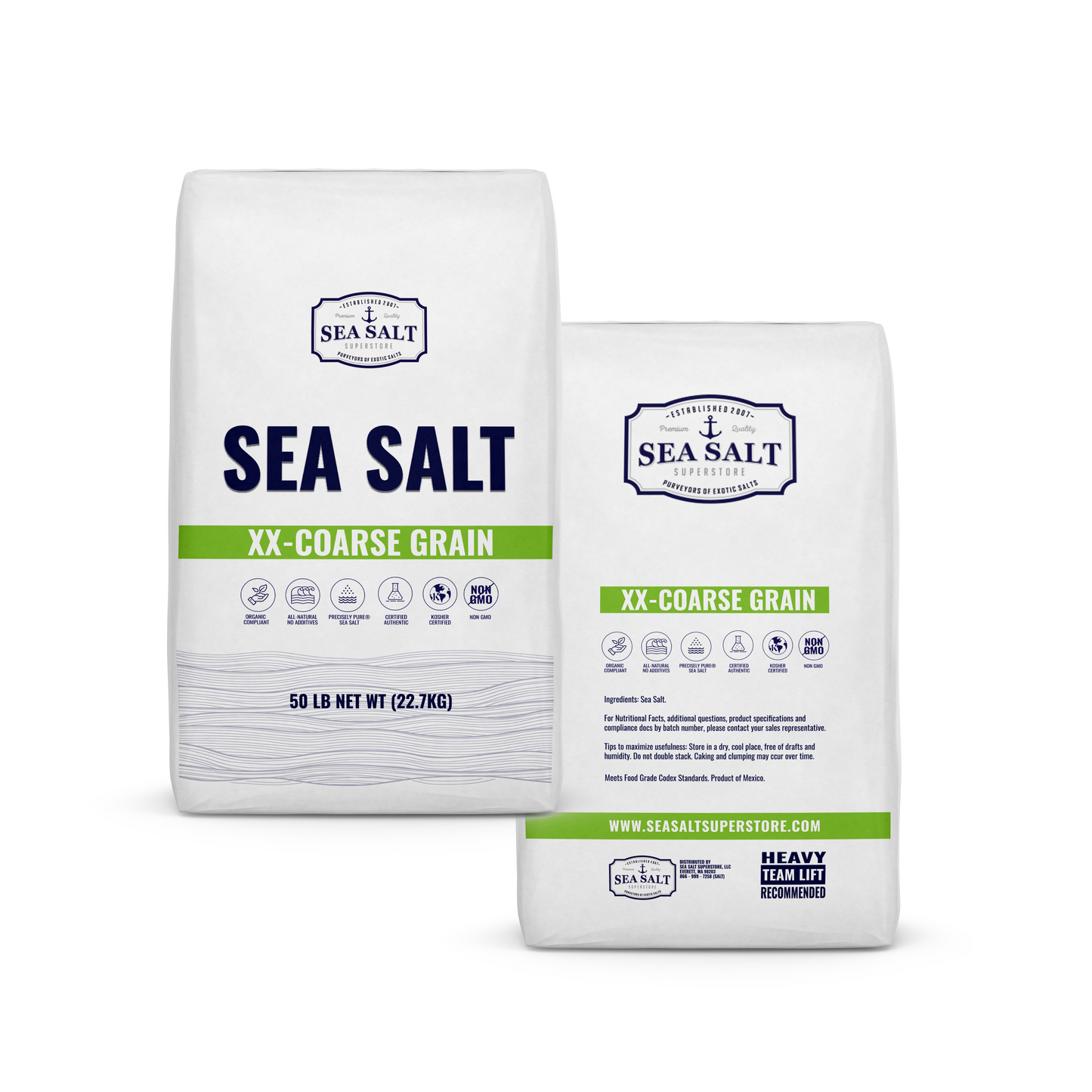 XX Coarse Grain - Natural Sea Salt - Bulk Pallet
