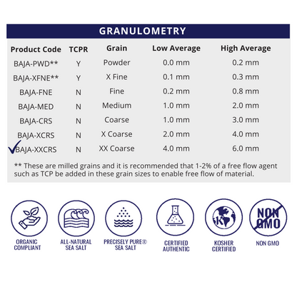 XX Coarse Grain - Natural Sea Salt - Bulk Pallet
