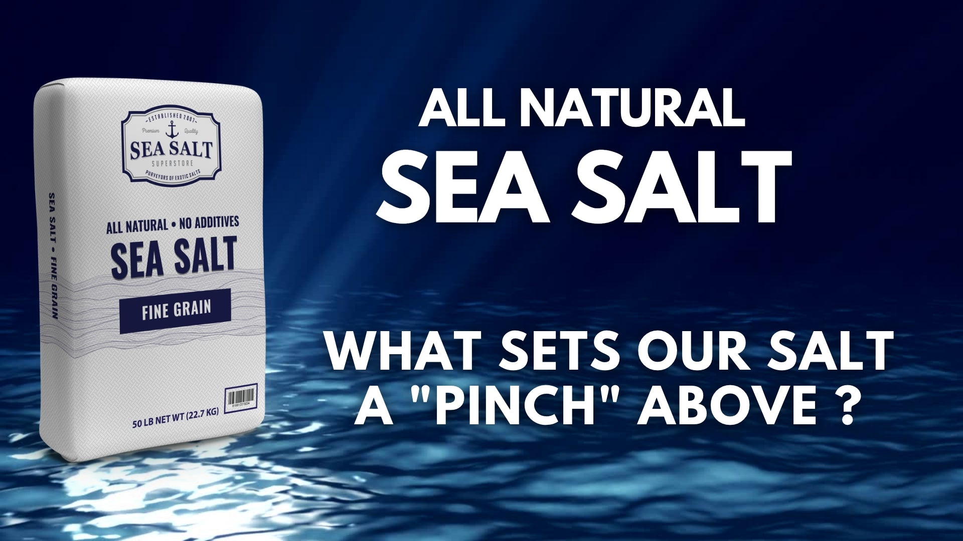 Load video: All Natural Sea Salt