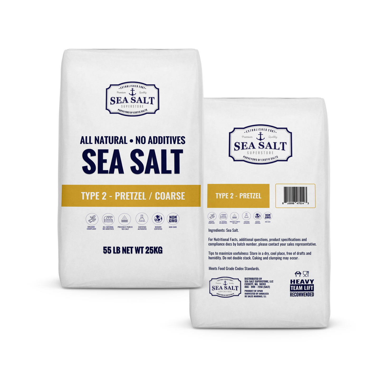 Pretzel Sea Salt - Half Pallet
