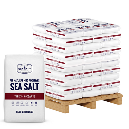 XXX Coarse Grain - Natural Sea Salt - Bulk Pallet