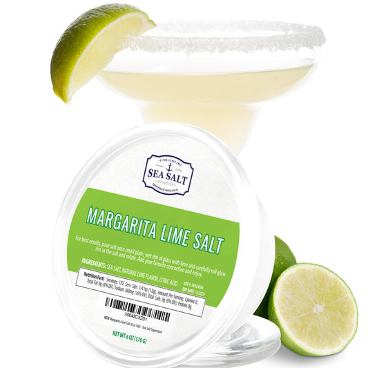 Margarita Lime Sea Salt - 6 oz Tub