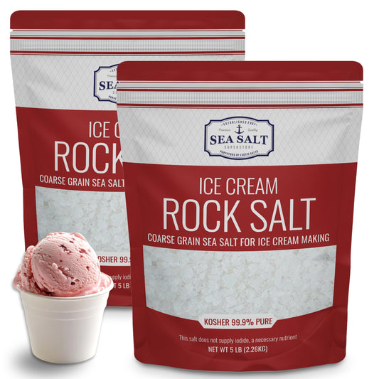 Ice Cream Rock Salt 10 lb Pouch