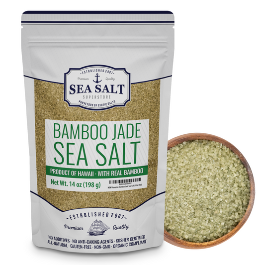 Bamboo Jade Sea Salt - 14 oz Pouch