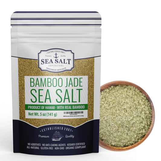 Bamboo Jade Sea Salt - 5 oz Pouch