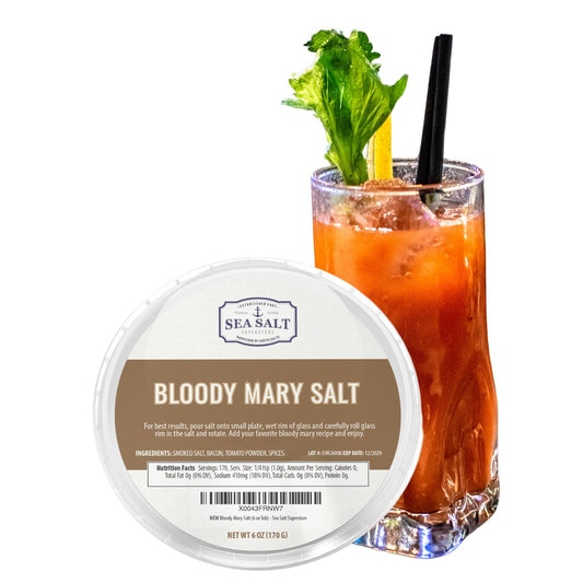 Bloody Mary Sea Salt - 6 oz Tub