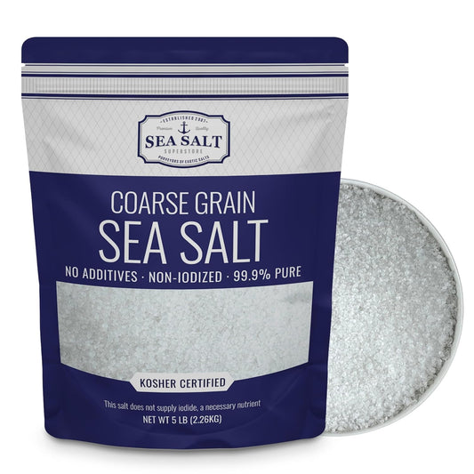 Coarse Grain Sea Salt - 5 lb Bag
