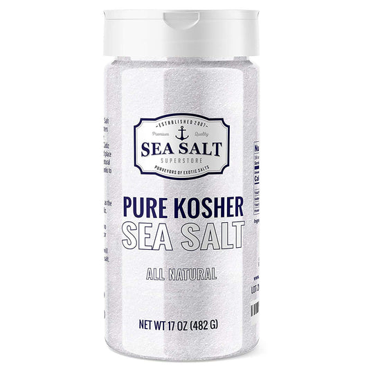 Kosher Coarse Grain Sea Salt - 16 oz Shaker