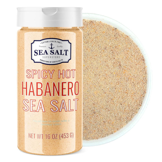 Habanero Sea Salt - 16 oz Shaker