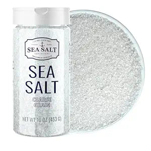 Kosher Coarse Grain Sea Salt - 16 oz Shaker