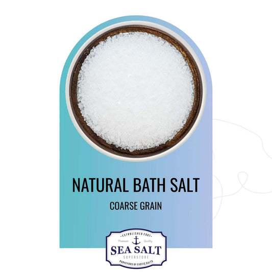 Natural Bath Salt - Coarse Grain