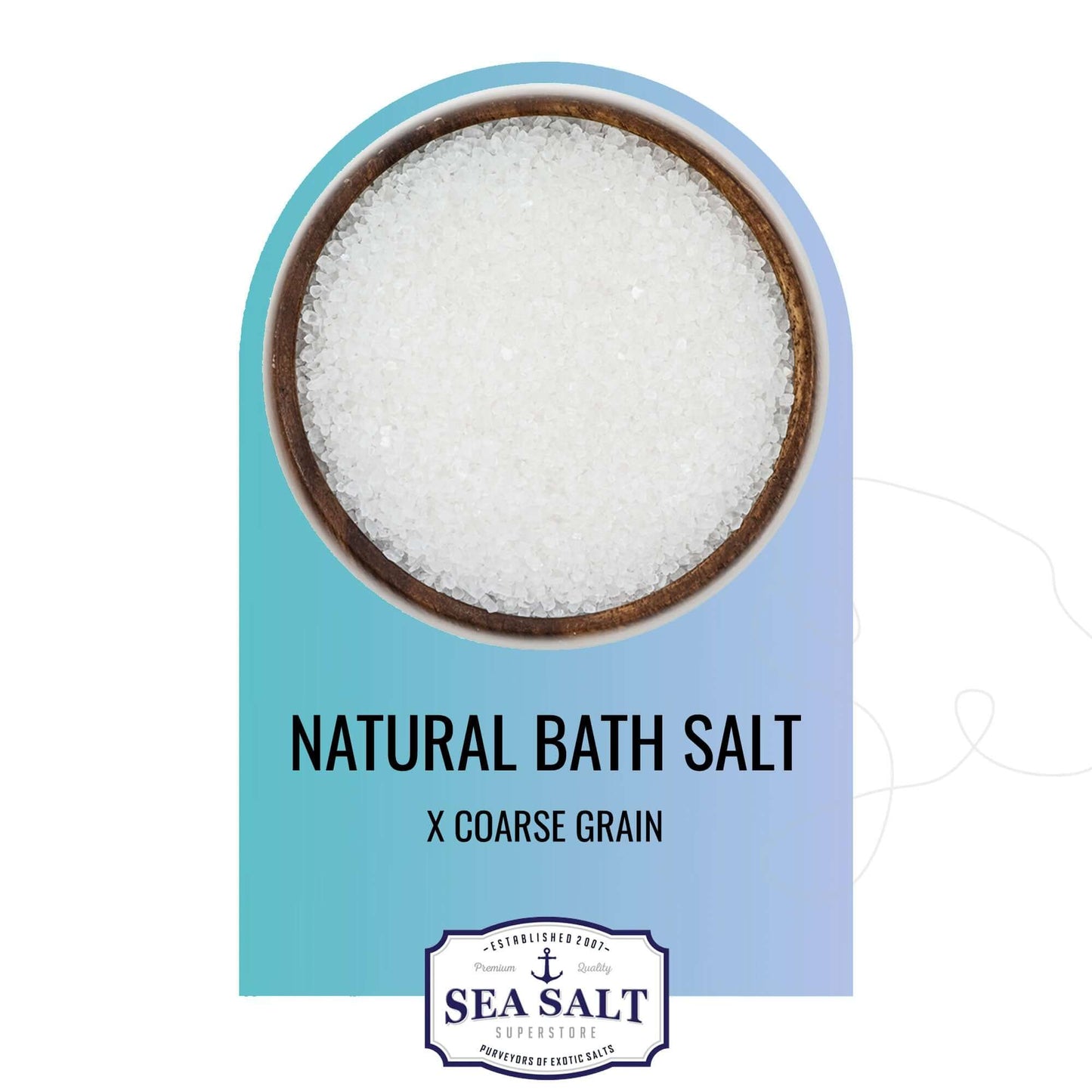 Natural Bath Salt - Extra Coarse Grain
