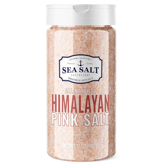 Pink Himalayan Salt Fine Grain - 16 oz Shaker