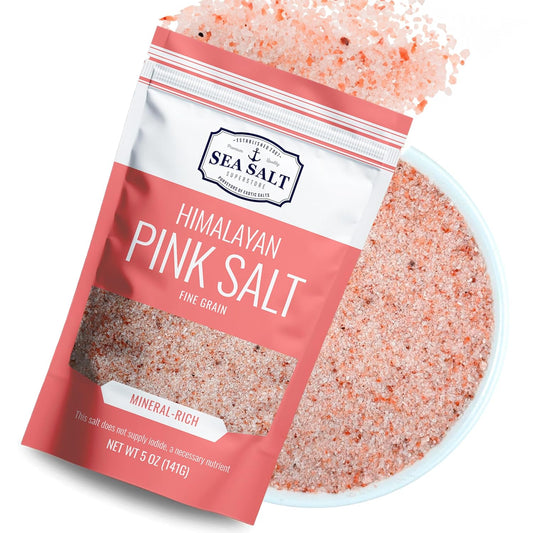 Pink Himalayan Salt Fine Grain - 5 oz Pouch