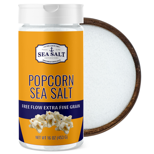 Popcorn Sea Salt - 16 oz Shaker