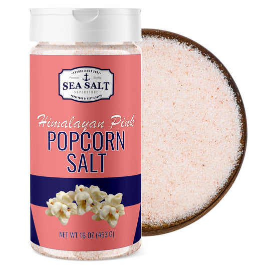 Himalayan Popcorn Salt - 16 oz Shaker