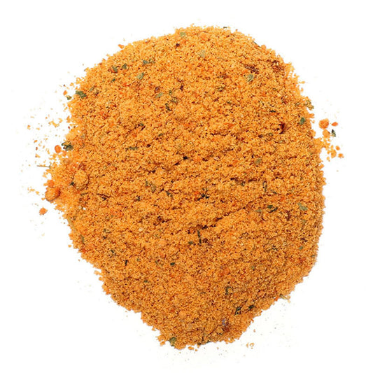 SPICY GARLIC & PARMESAN TOPPER - 25 lb bag / box each