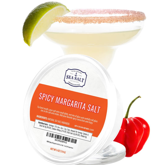 Spicy Margarita Sea Salt - 6 oz Tub