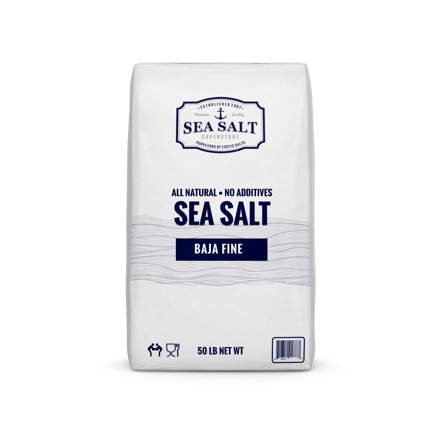 Fine Sea Salt - All Natural, No Additives