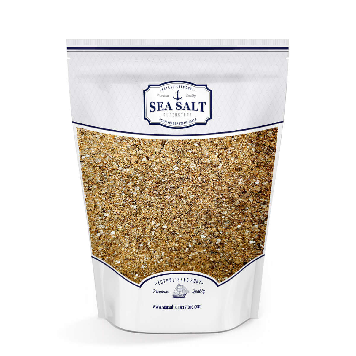 Smoked Bacon Sea Salt Premium Natural Salts by Sea Salt Superstore - Bulk  Grinder/Mill Salt- Grain