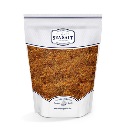 Smoked Peppered Bacon Sea Salt by Sea Salt Superstore - 40 lbs Smoked Sea Salt