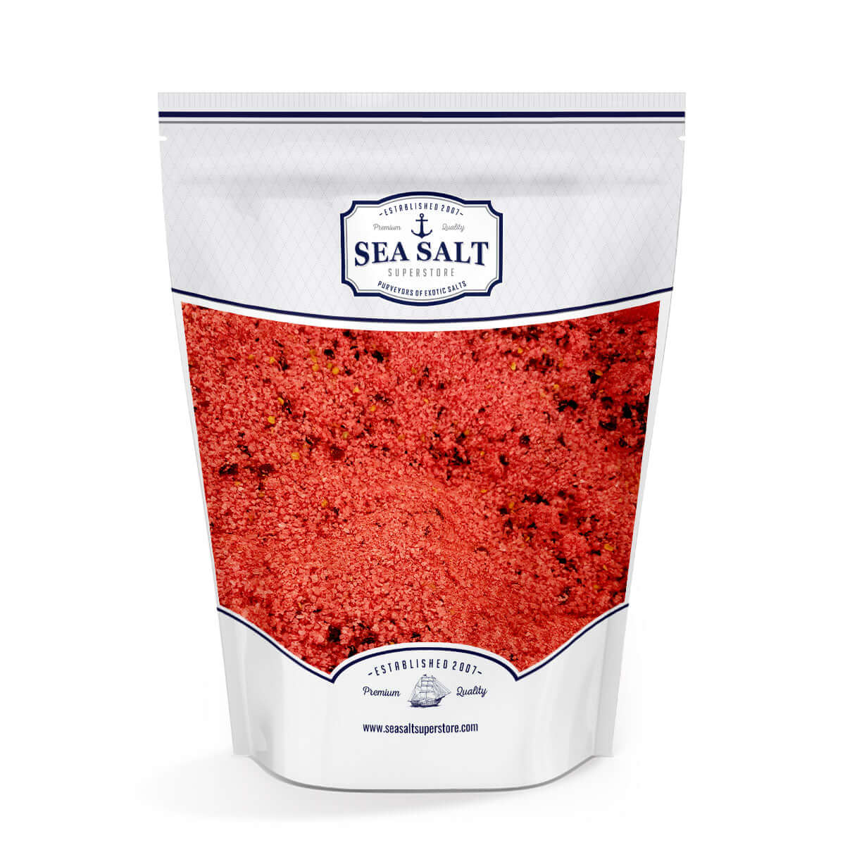 Raspberry Chipotle Sea Salt by Sea Salt Superstore - 40 lbs Finishing Salts