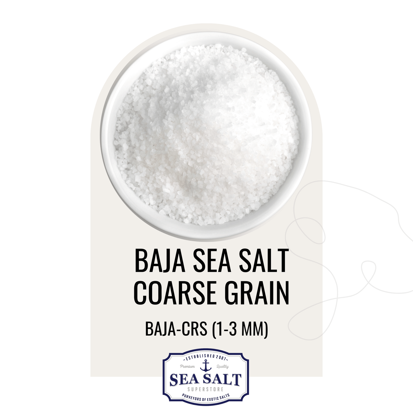 Natural Sea Salt - Coarse Grain
