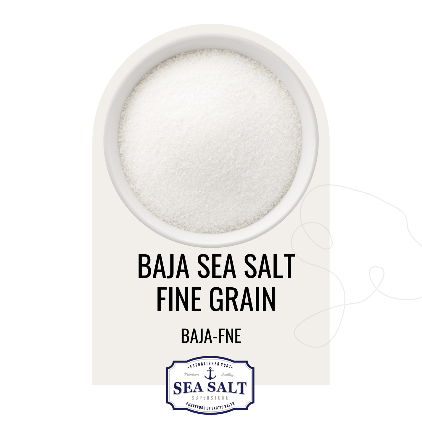 Sea Salt Premium Natural Salts by Sea Salt Superstore Fine Grain