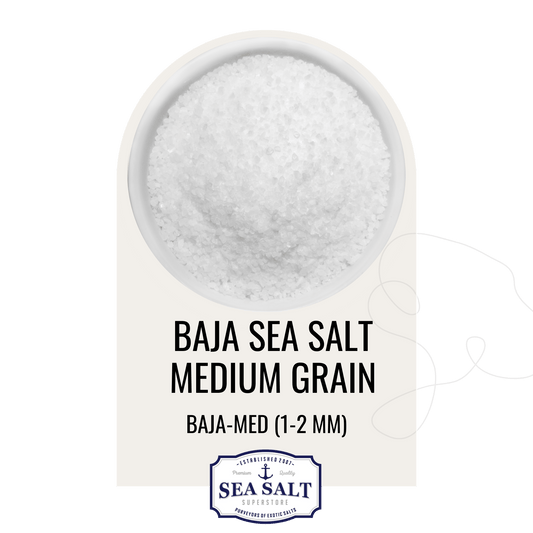 Natural Sea Salt - Medium Grain - No Additives