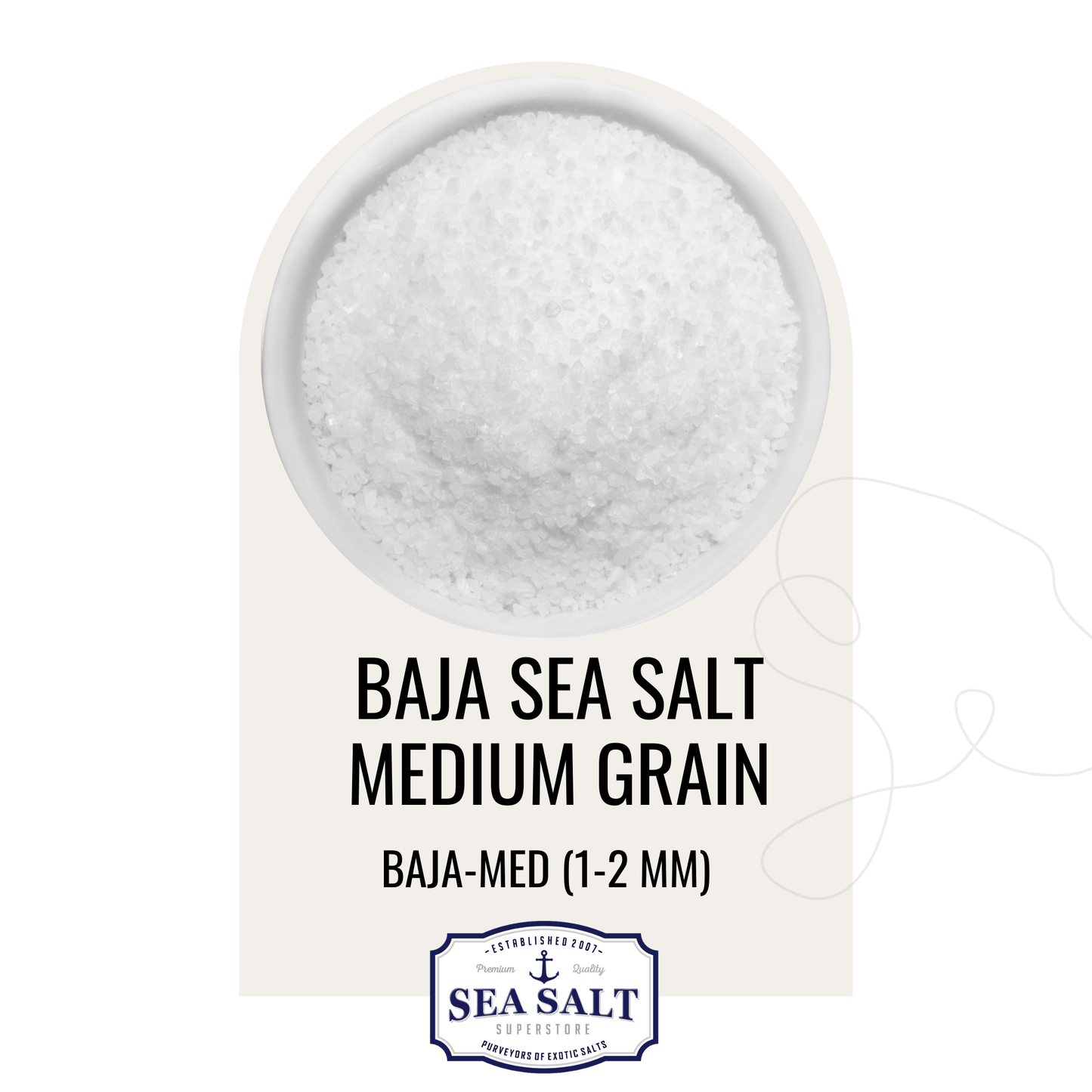 Natural Sea Salt - Medium Grain