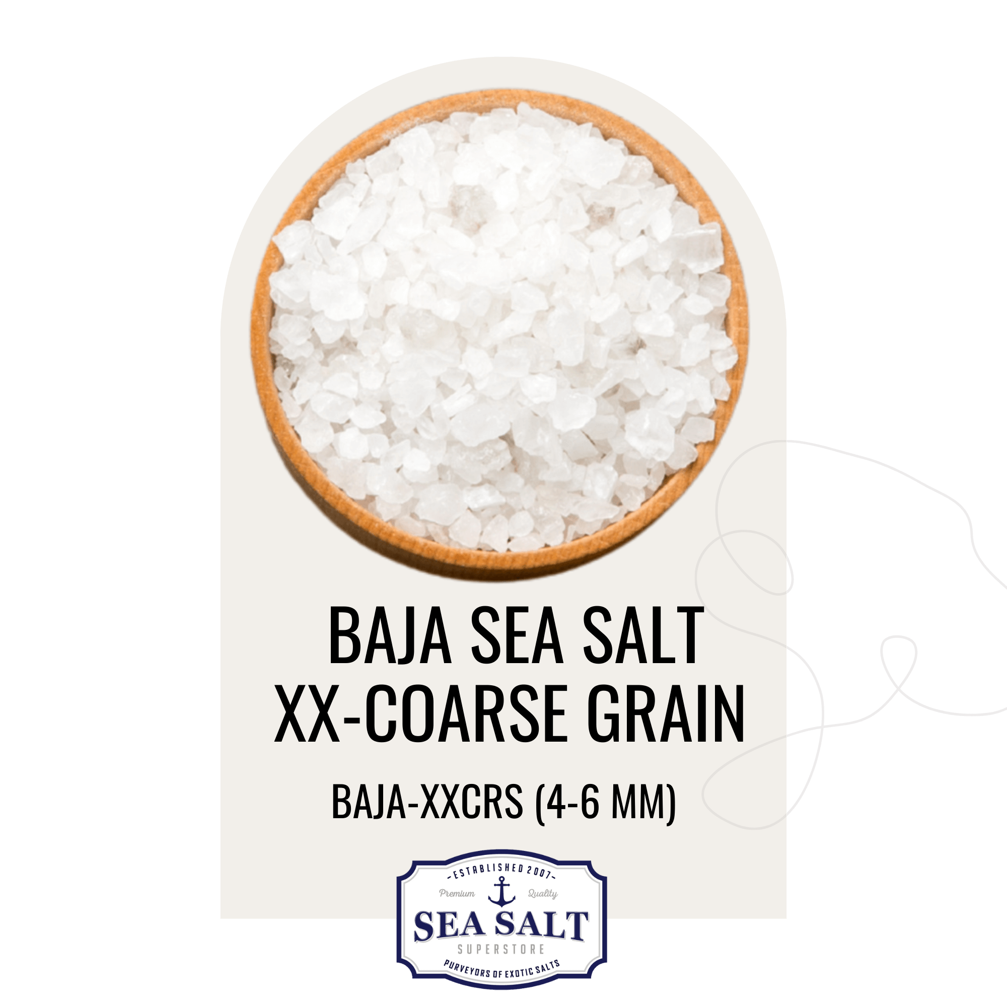 XX-Coarse Natural Sea Salt - No Additives - 42500