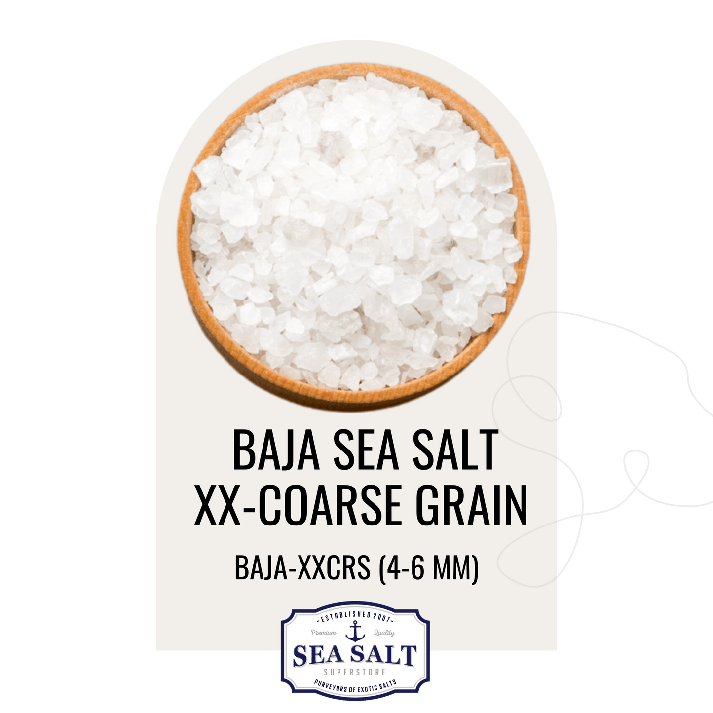 Natural Sea Salt - XX-Coarse Grain - No Additives 42500 (17 Pallets/1 FTL)