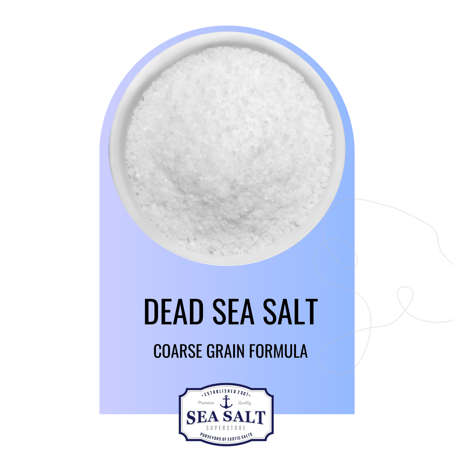 Dead Sea Salt - Fine & Coarse Grain - 2200 LBS