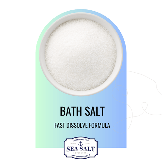 Bath & Spa Salt - Fast Dissolve Formula, Unscented