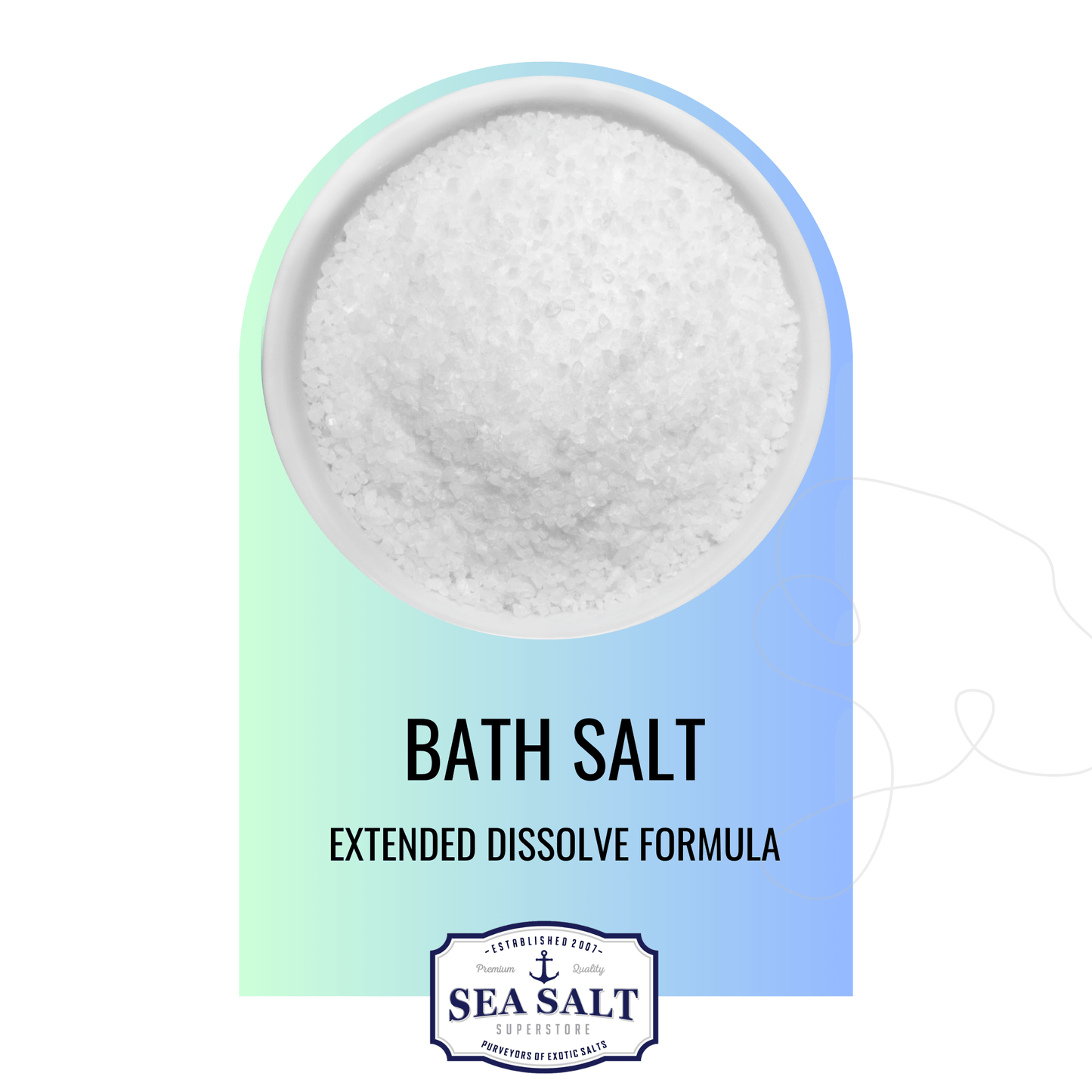Bath & Spa Salt - Extended Melt Formula, Unscented